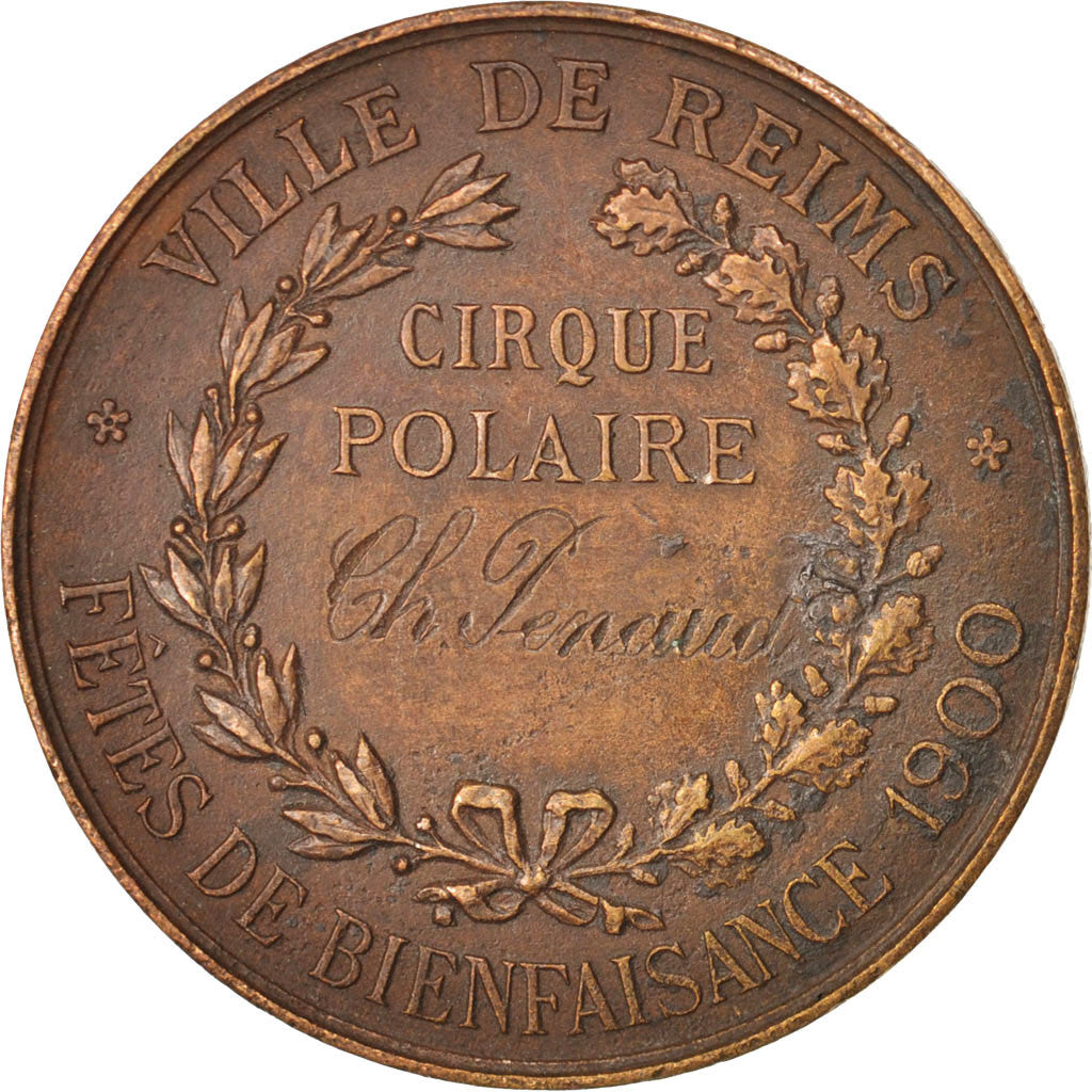 France, Ville de Reims, Fête de bienfaisance de 1900, Cirque Polaire