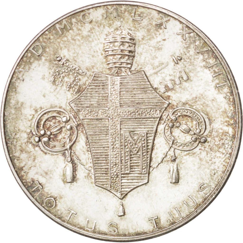 Vaticano, Medal, Jean-Paul II, Religions & beliefs, BB+, Argento