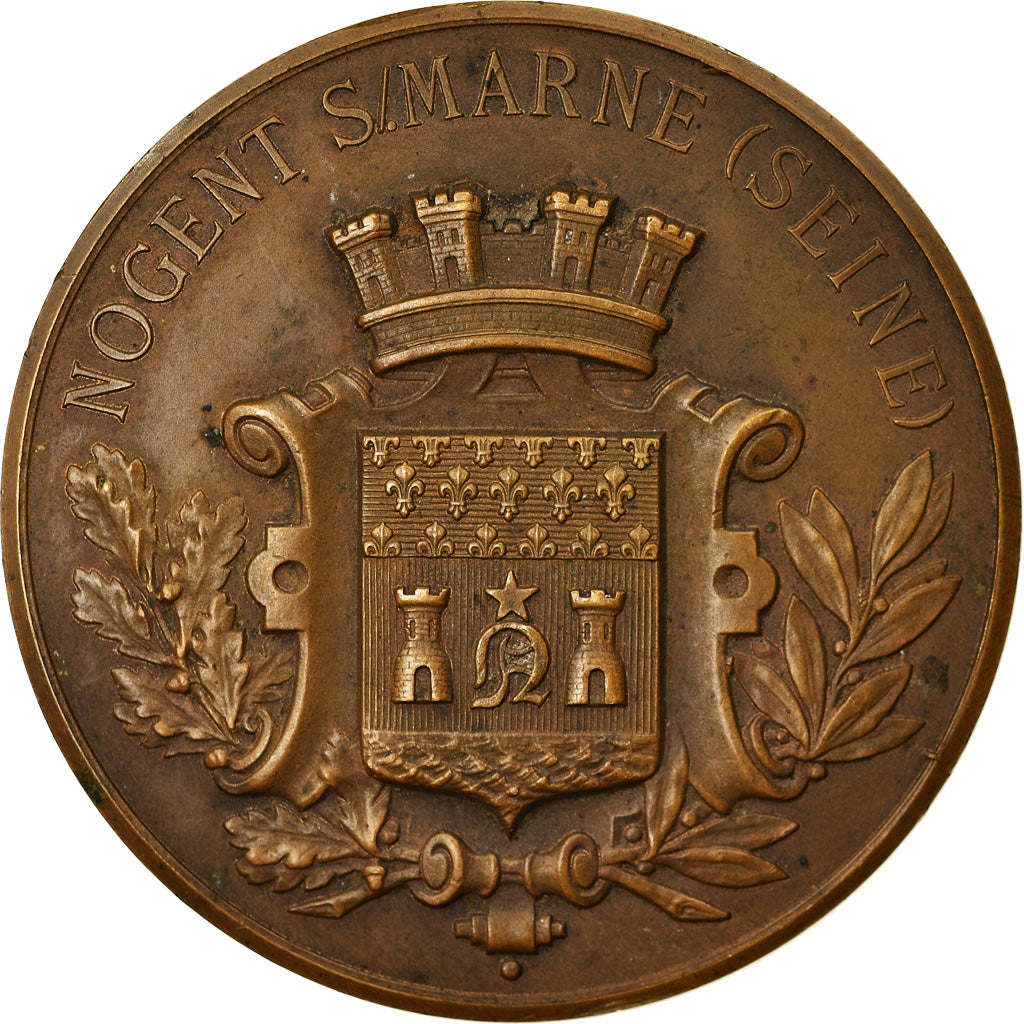 Francia, medaglia, Ville de Nogent sur Marne (Seine), Vernon, BB+, Bronzo