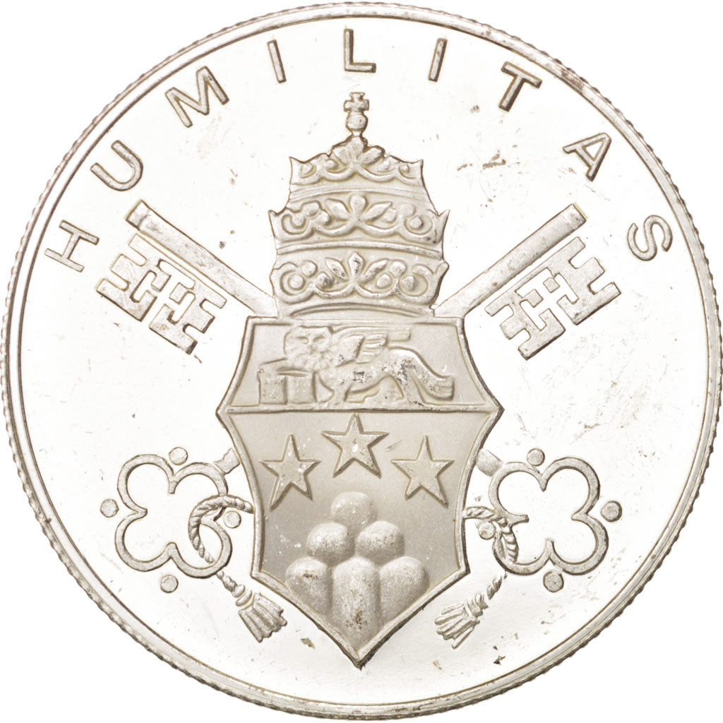 Vatican, 5 Francs, Jean-Paul I, Religions & beliefs, AU(55-58), Silver