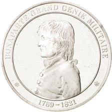 France, Medal, Bonaparte grand génie militaire, History, AU(55-58), Silver