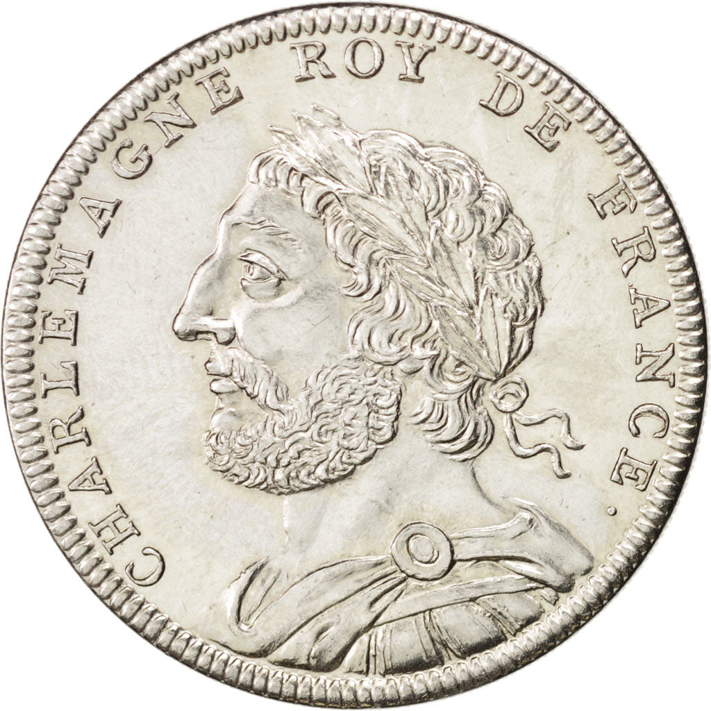 France, Medal, Les Rois de France, Charlemagne, History, SUP, Nickel