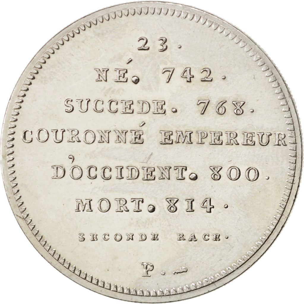 France, Medal, Les Rois de France, Charlemagne, History, SUP, Nickel