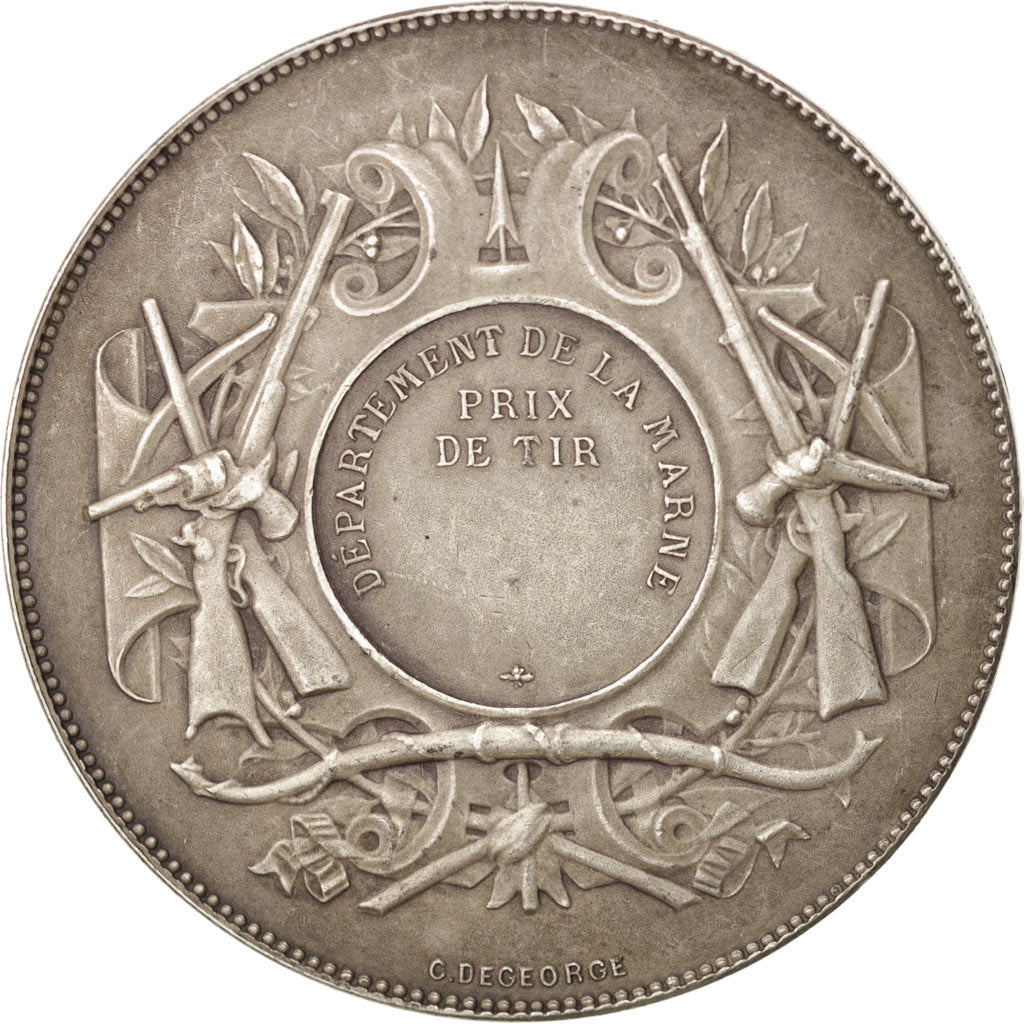 Frankreich, Medal, Département de la Marne, Prix de tir, History, Dupuis.D