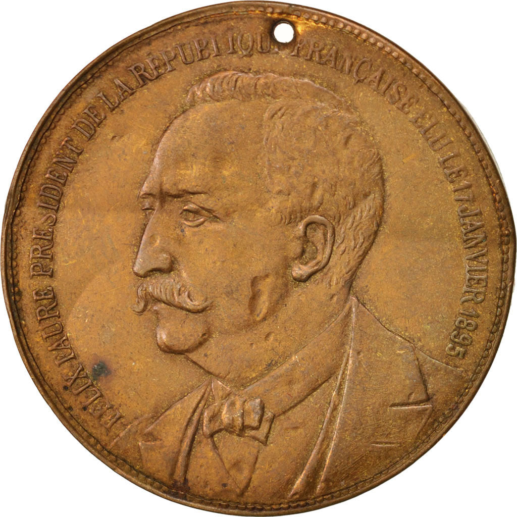 France, Medal, Alliance Franco-Russe, History, 1895, VF(30-35), Copper