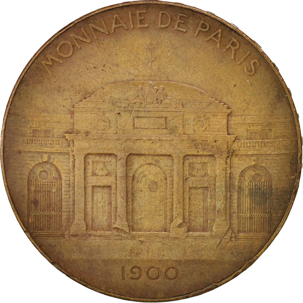 France, Medal, Souvenir de l'exposition à la Monnaie de Paris en 1900, Arts &