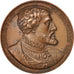 France, Carolus V, History, 1821, Gayrard, Medal, TTB+, Bronze, 41