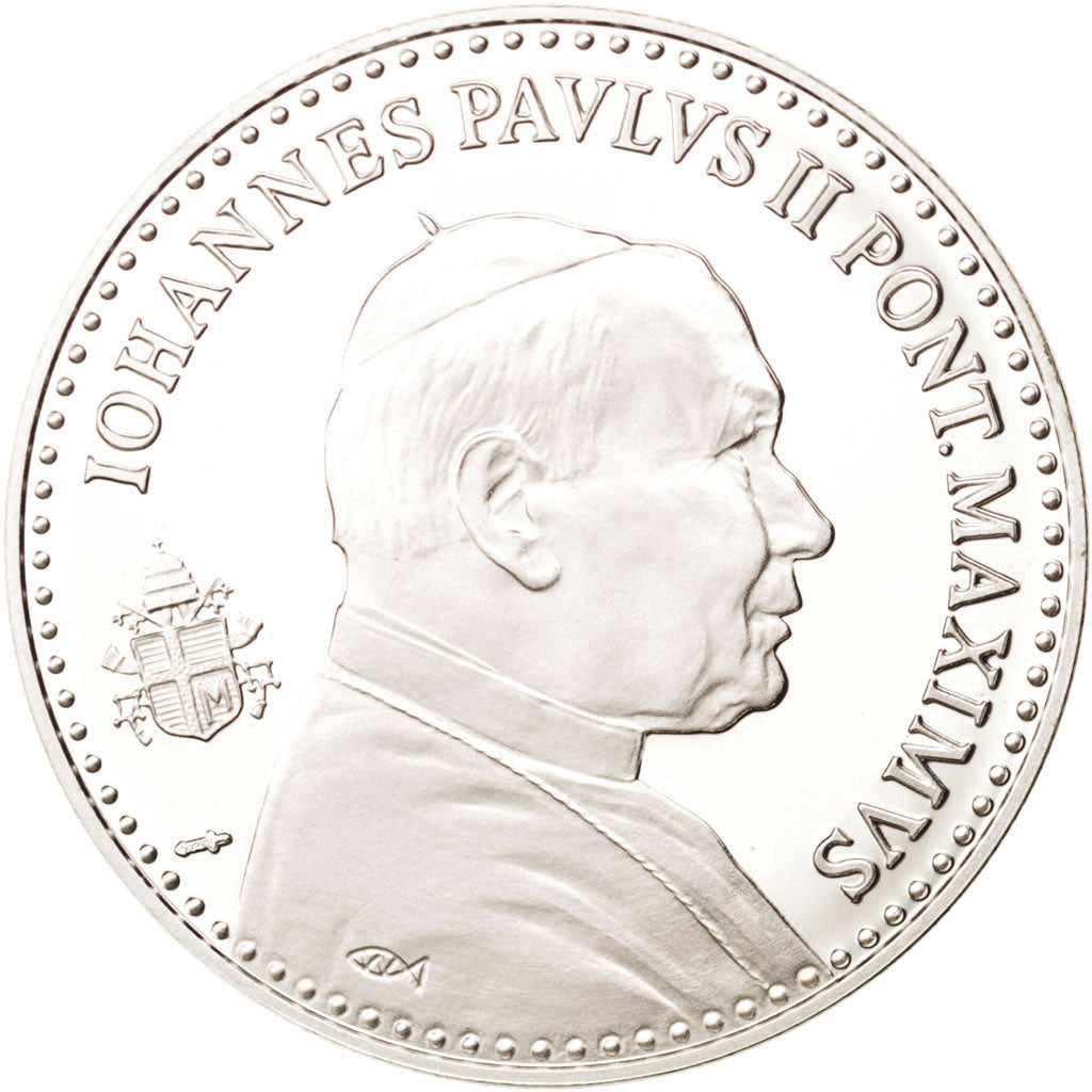Vatican, Jean-Paul II, Religions & beliefs, 2005, Medal, MS(63), Silver, 38