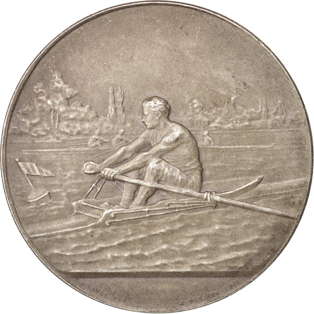 France, Rowing medal, Sports & leisure, Lavée, Medal