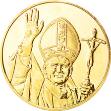 France, Medal, Jean-Paul II, Religions & beliefs, 1980, AU(55-58), Vermeil