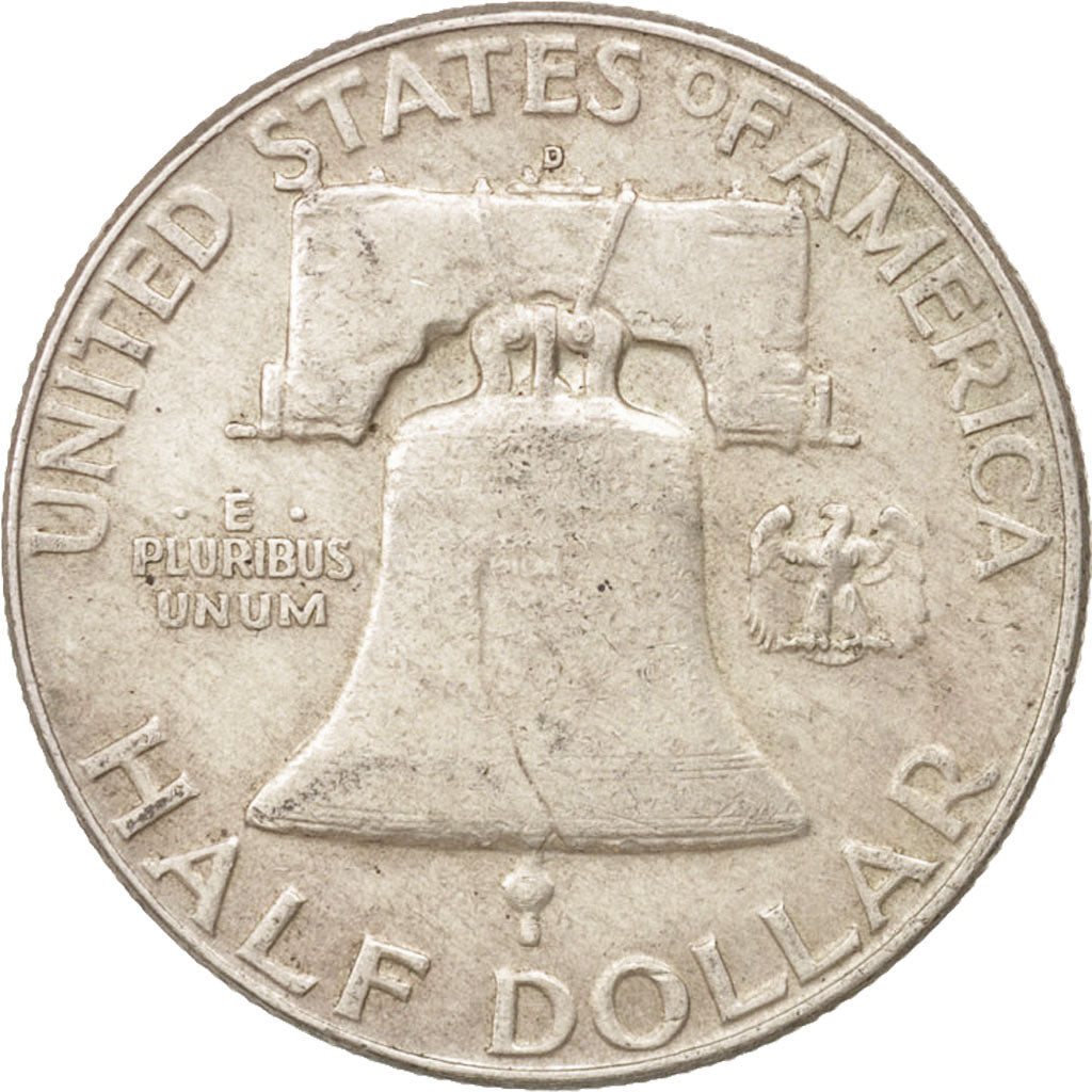 United States, Franklin Half Dollar, Half Dollar, 1962, U.S. Mint, Denver