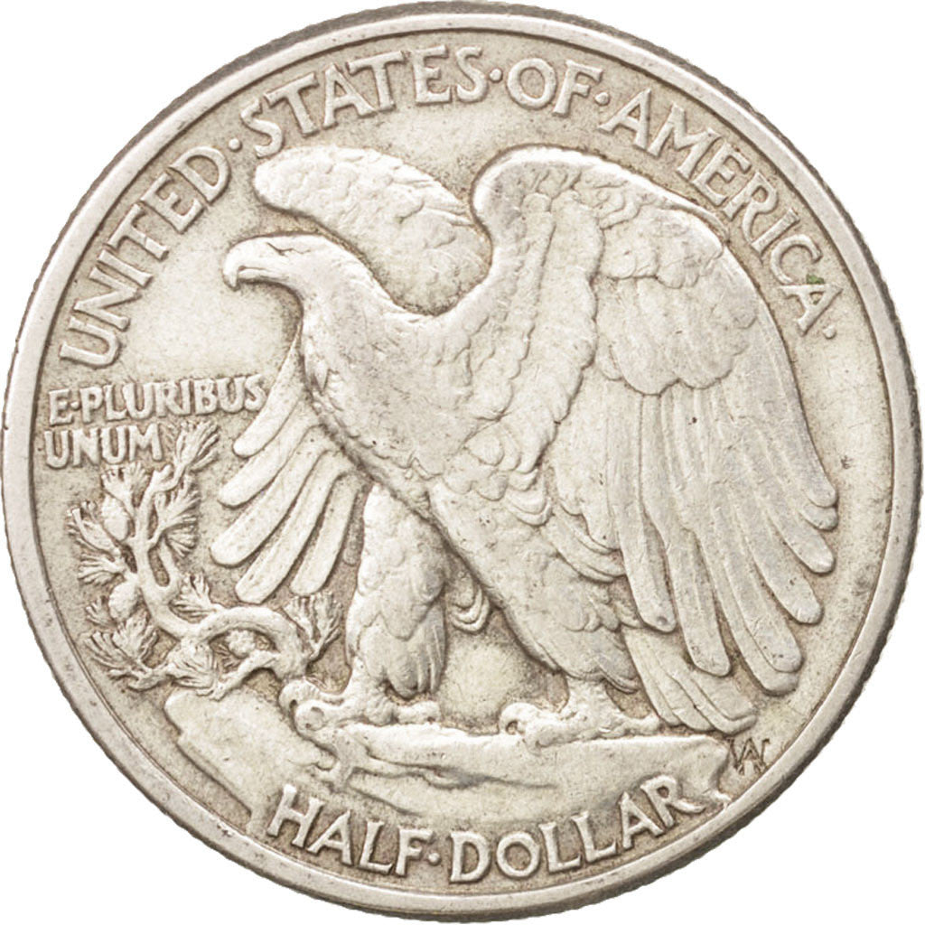 United States, Walking Liberty Half Dollar, Half Dollar, 1942, U.S. Mint