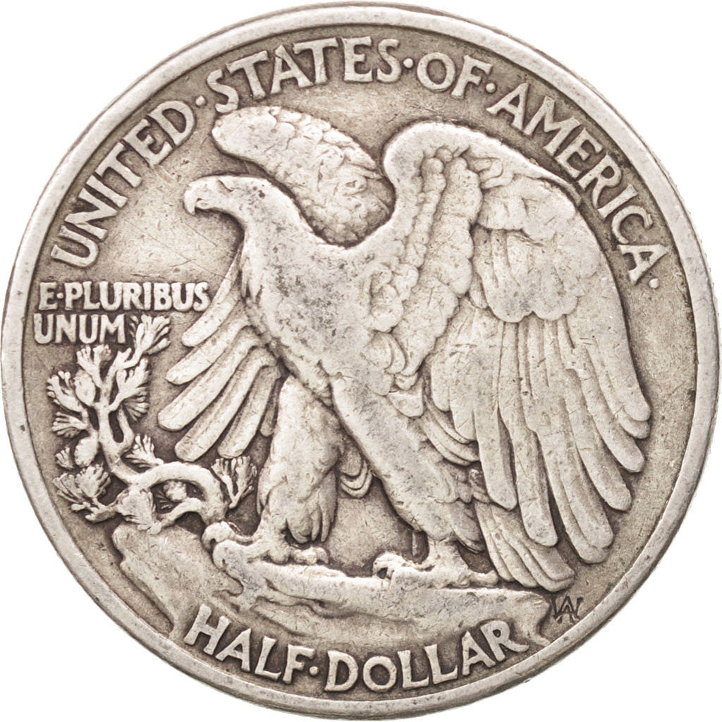 United States, Walking Liberty Half Dollar, Half Dollar, 1944, U.S. Mint