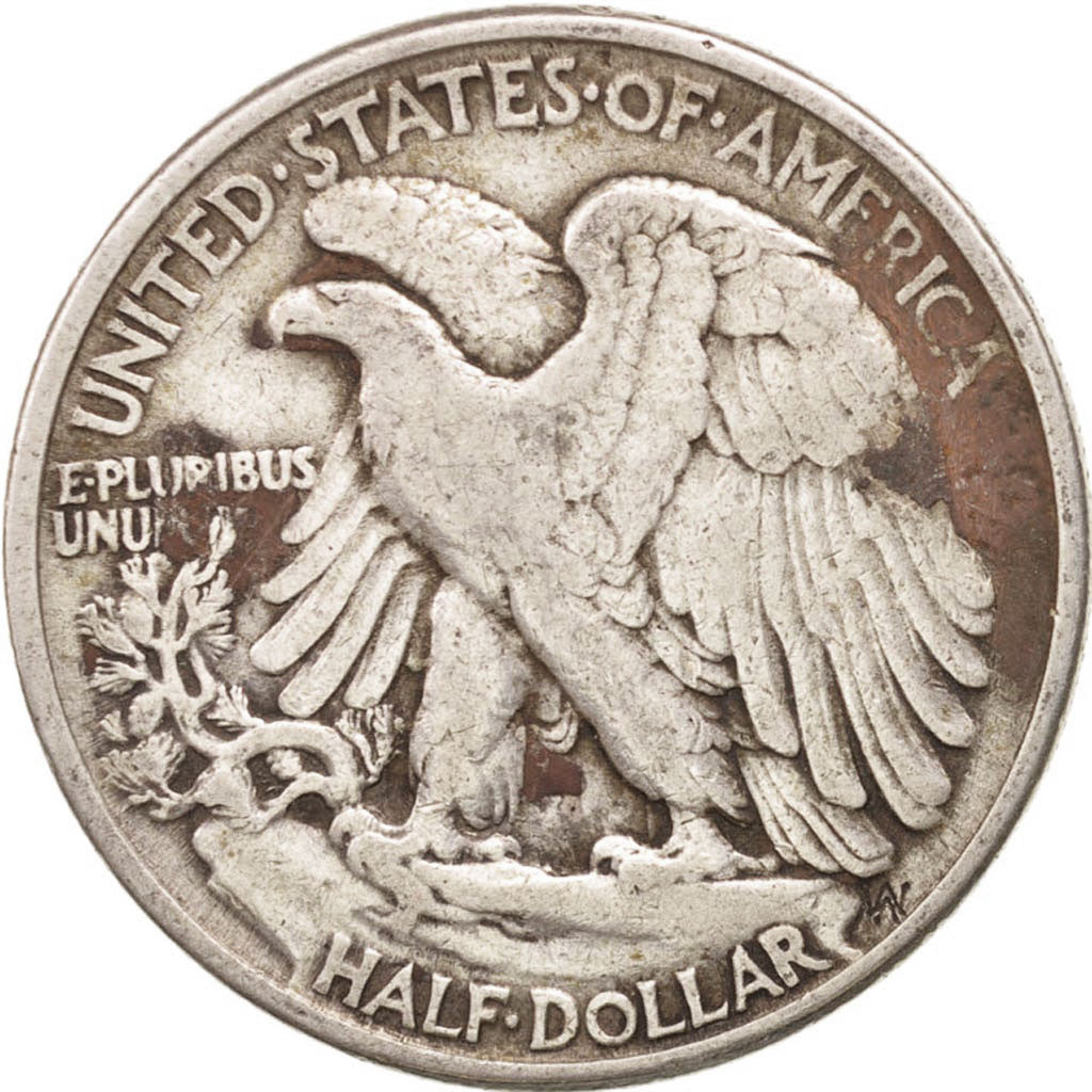 United States, Walking Liberty Half Dollar, Half Dollar, 1945, U.S. Mint