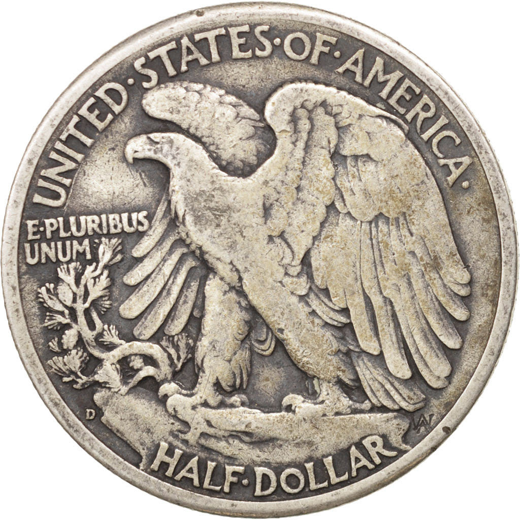 United States, Walking Liberty Half Dollar, Half Dollar, 1945, U.S. Mint, Denver