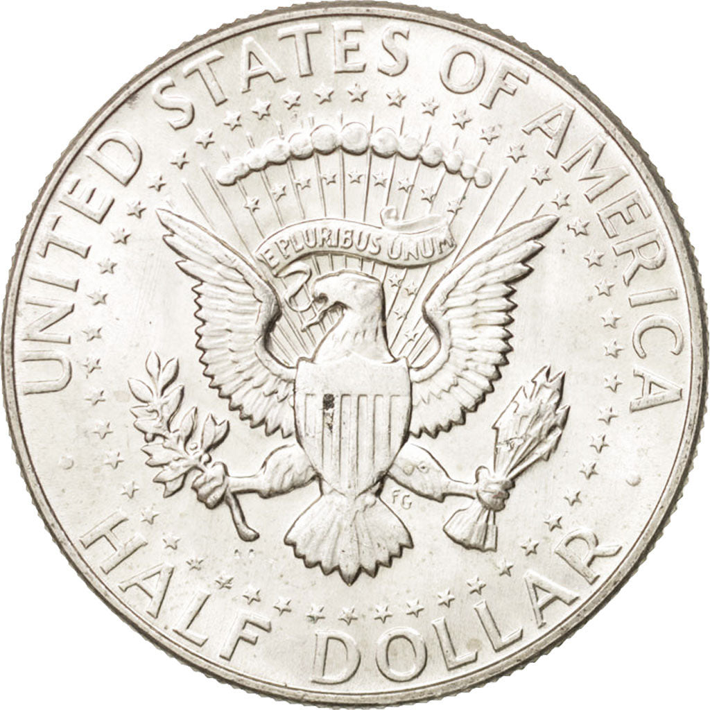 Coin, United States, Kennedy Half Dollar, Half Dollar, 1965, U.S. Mint
