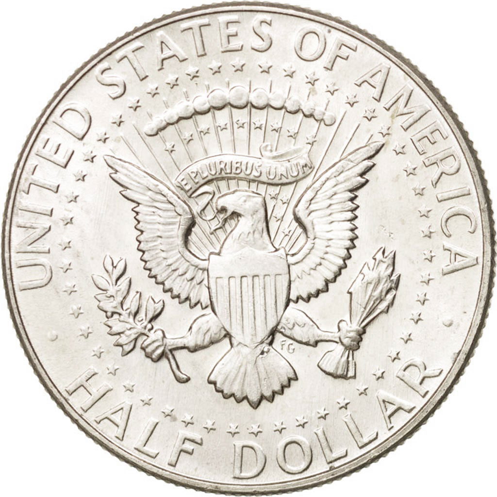 Coin, United States, Kennedy Half Dollar, Half Dollar, 1965, U.S. Mint