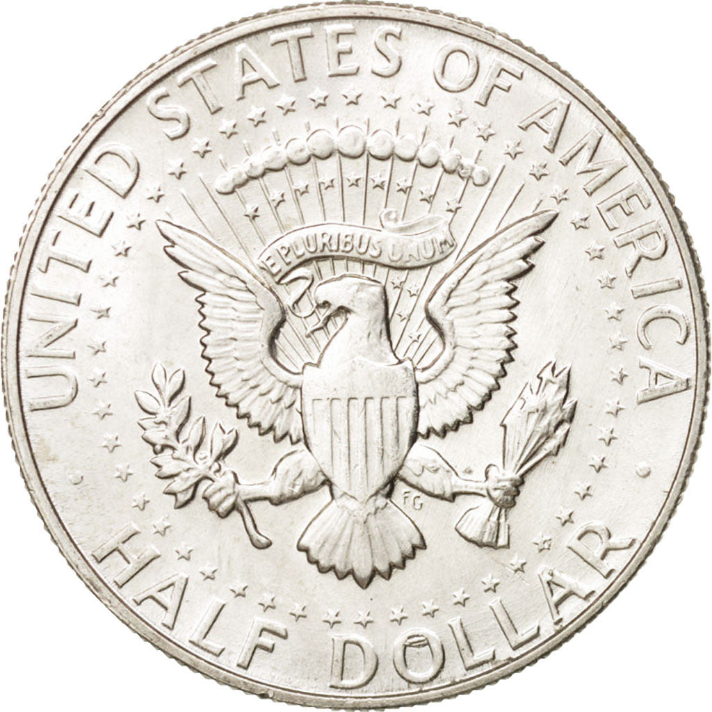 Coin, United States, Kennedy Half Dollar, Half Dollar, 1965, U.S. Mint