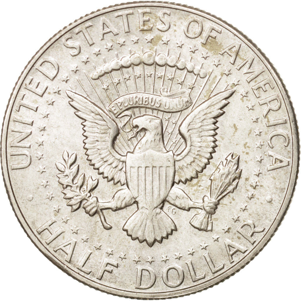 Coin, United States, Kennedy Half Dollar, Half Dollar, 1966, U.S. Mint