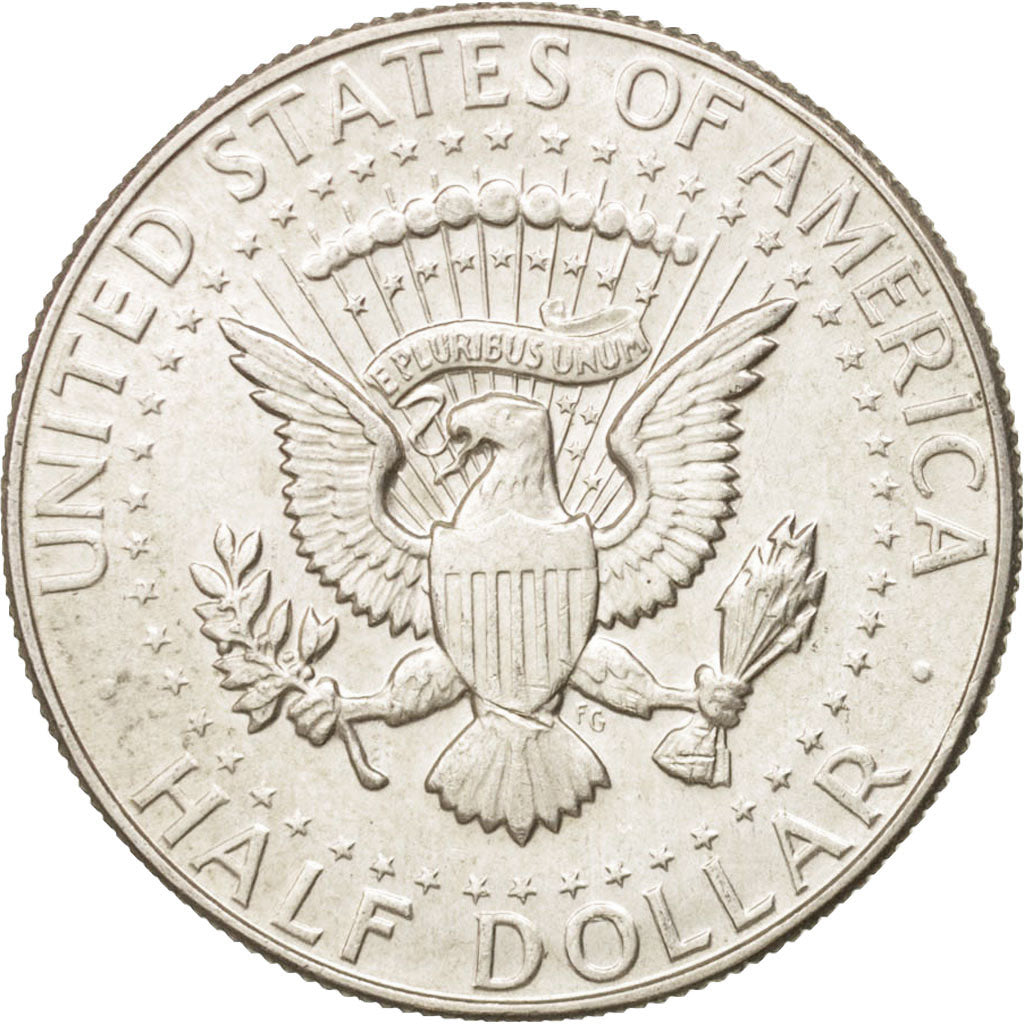 Coin, United States, Kennedy Half Dollar, Half Dollar, 1966, U.S. Mint