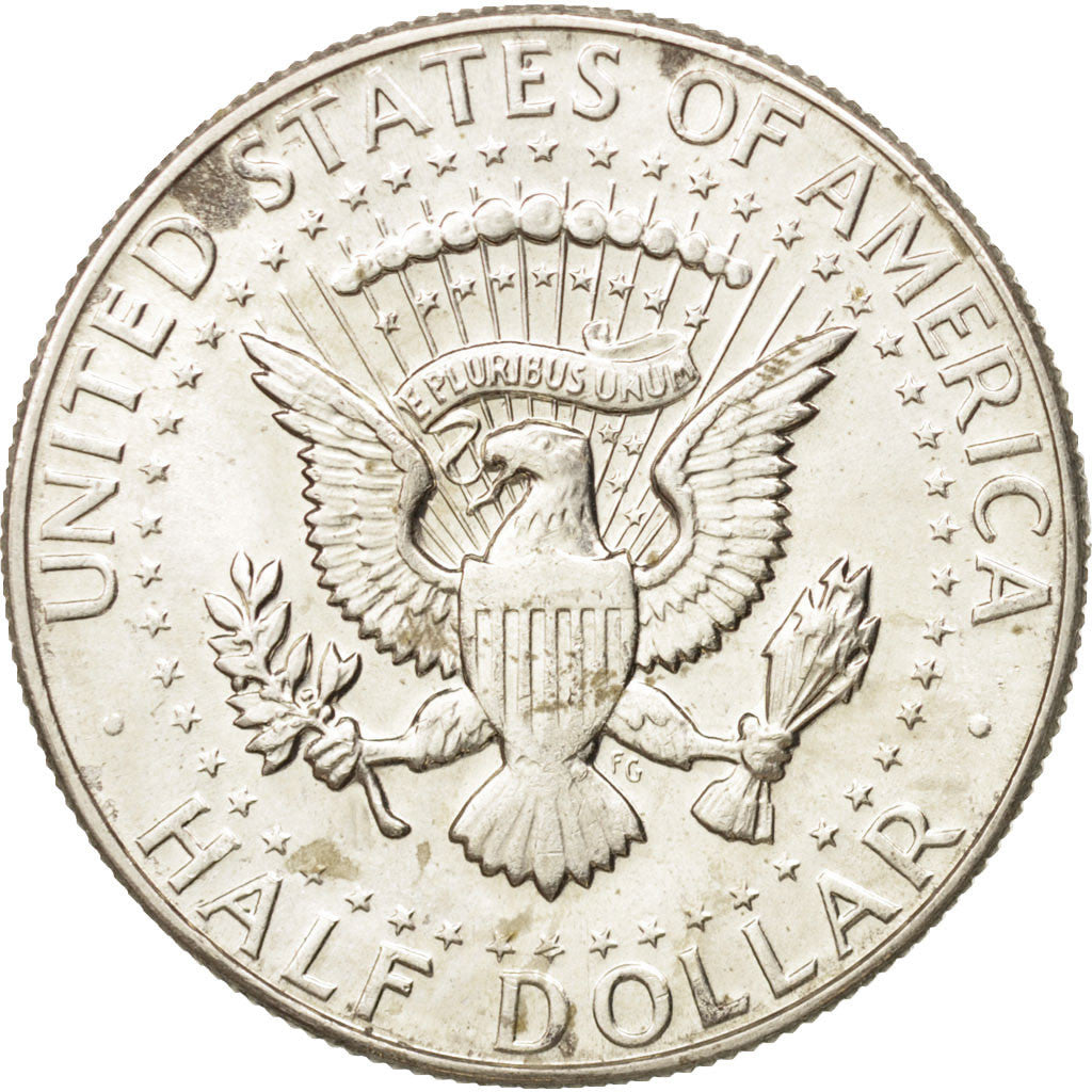 Coin, United States, Kennedy Half Dollar, Half Dollar, 1966, U.S. Mint