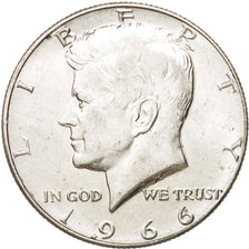Monnaie, États-Unis, Kennedy Half Dollar, Half Dollar, 1966, U.S. Mint