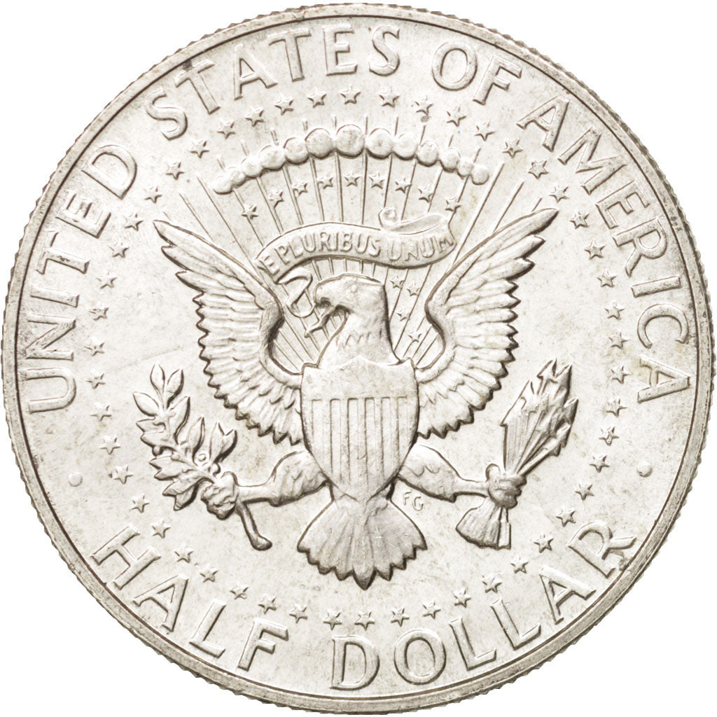 Coin, United States, Kennedy Half Dollar, Half Dollar, 1966, U.S. Mint
