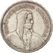 Coin, Switzerland, 5 Francs, 1933, Bern, EF(40-45), Silver, KM:40