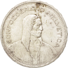 Coin, Switzerland, 5 Francs, 1954, Bern, AU(50-53), Silver, KM:40