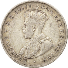 Australia, George V, Florin, 1918, EF(40-45), Silver, KM:27