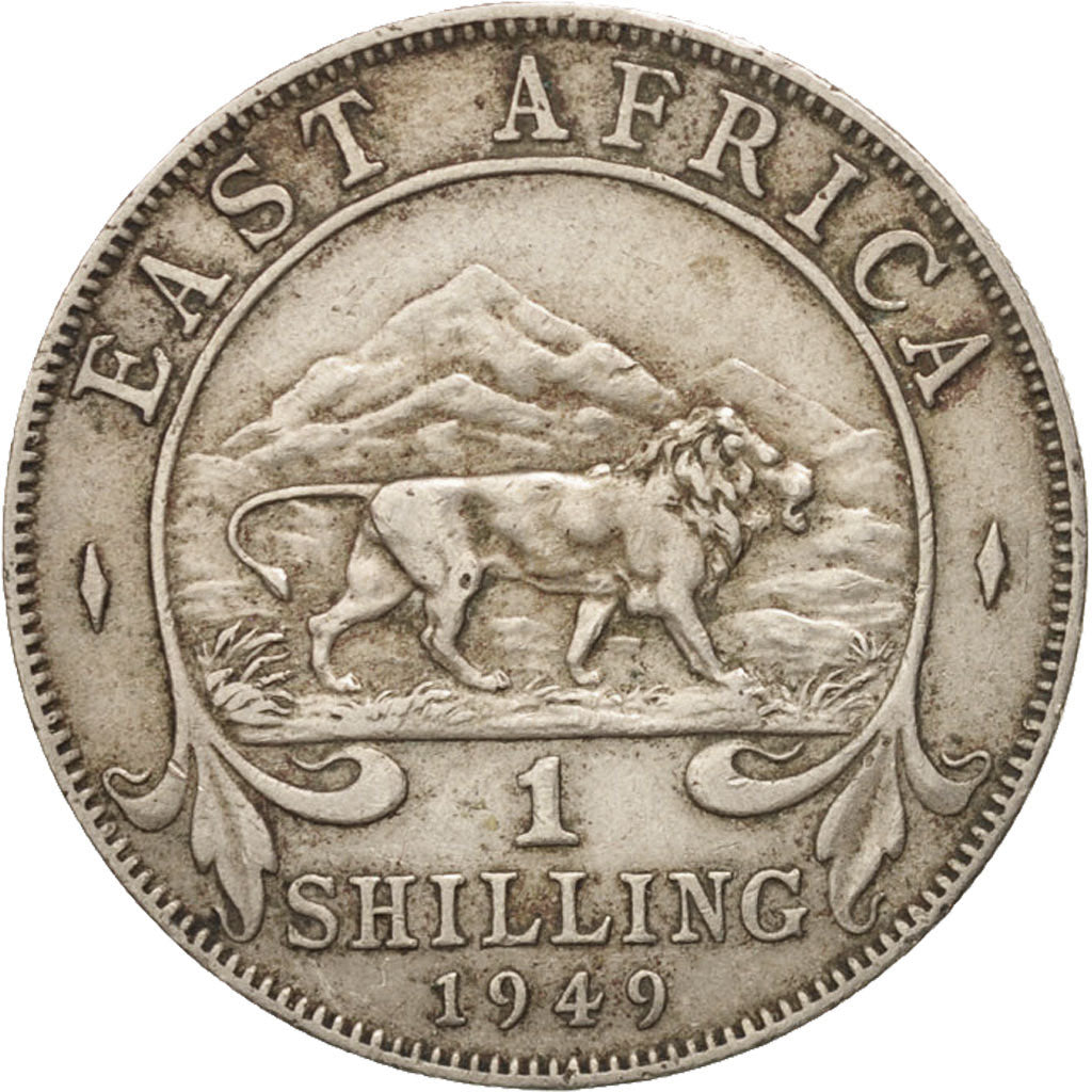 Moneta, AFRICA ORIENTALE, George VI, Shilling, 1949, BB+, Rame-nichel, KM:31
