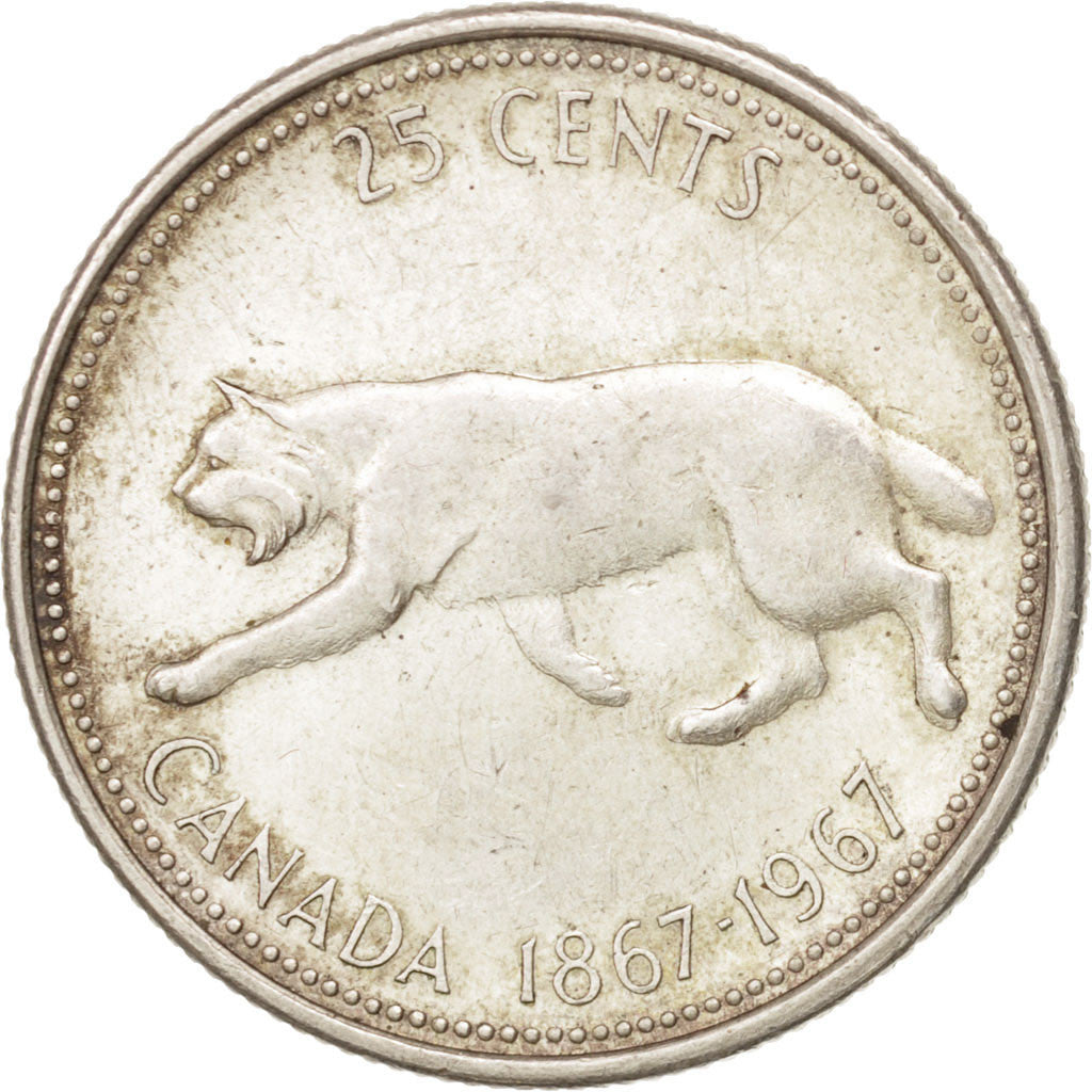 Canada, Elizabeth II, 25 Cents, 1967, Royal Canadian Mint, Ottawa, SUP, Argen...