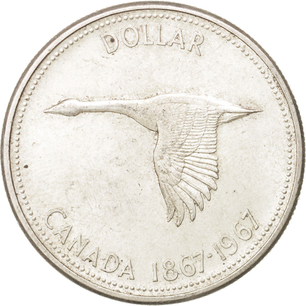 Coin, Canada, Elizabeth II, Dollar, 1967, Royal Canadian Mint, Ottawa
