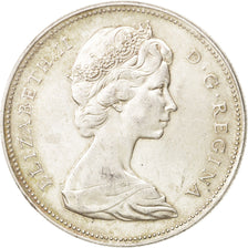 Canada, Elizabeth II, Dollar, 1966, Royal Canadian Mint, Ottawa, AU(55-58)