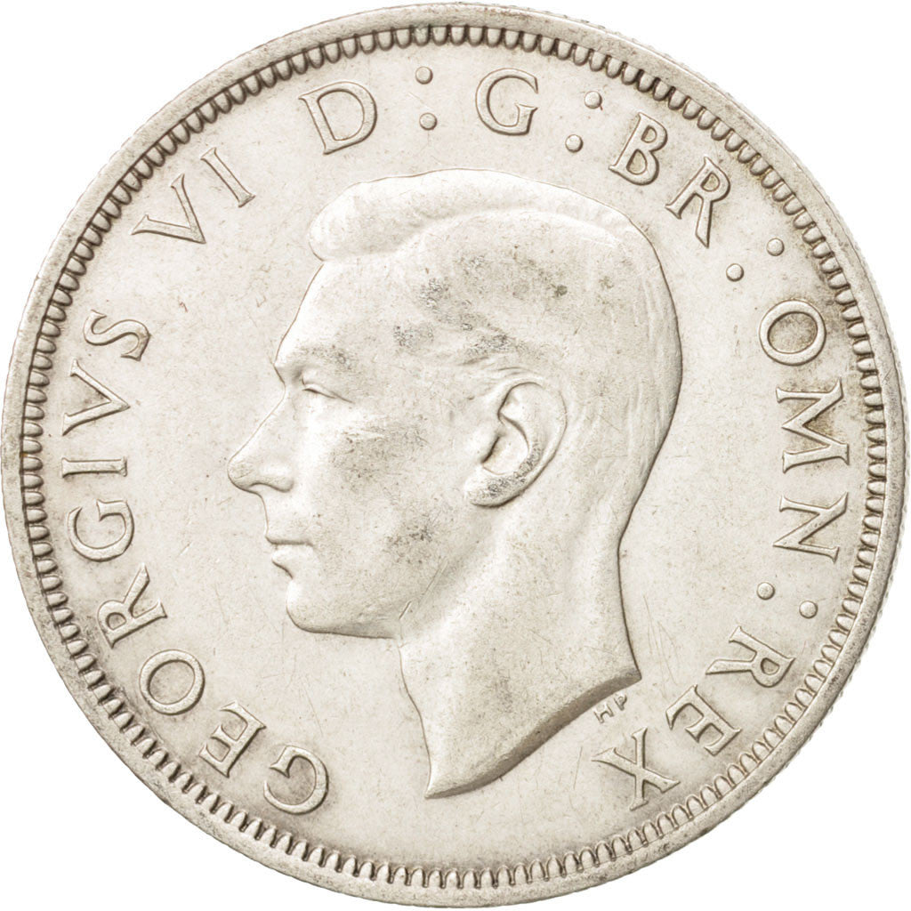 Coin, Great Britain, George VI, 1/2 Crown, 1944, London, MS(60-62), Silver