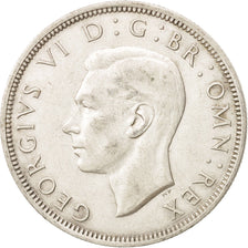 Munten, Groot Bretagne, George VI, 1/2 Crown, 1944, London, PR+, Zilver, KM:856