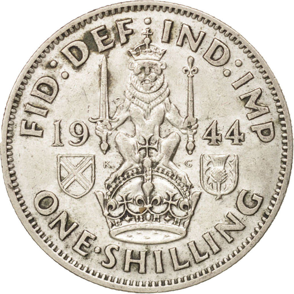 Gran Bretagna, George VI, Shilling, 1944, SPL-, Argento, KM:854