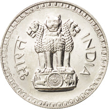 INDIA-REPUBLIC, Rupee, 1974, Mumbai, Bombay, MS(63), Nickel, KM:75.2