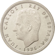 Spain, Juan Carlos I, 50 Pesetas, 1975, Madrid, MS(63), Copper-nickel, KM:809