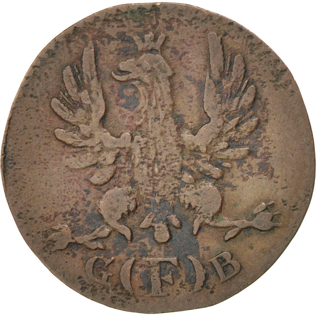 Moneta, Stati tedeschi, FRANKFURT AM MAIN, Pfennig, 1793, Frankfurt, MB, Rame