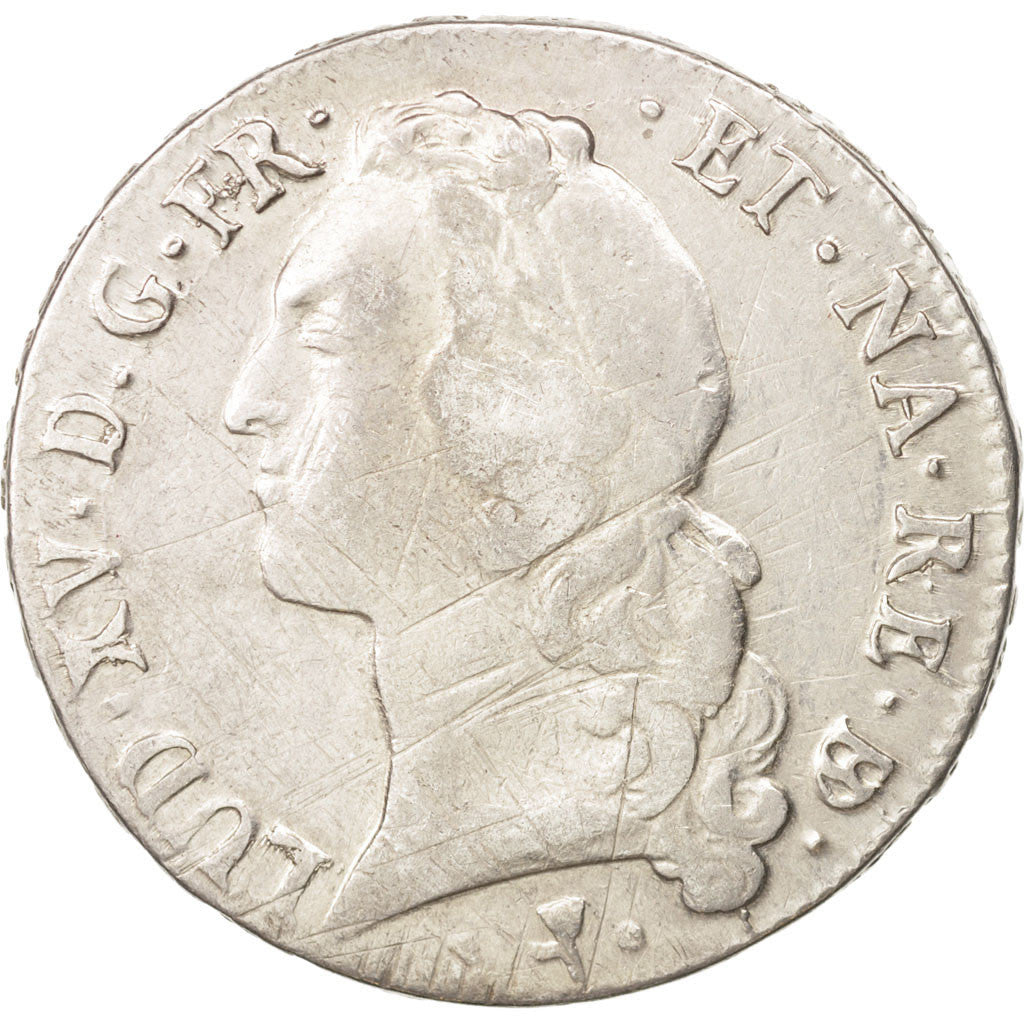 Coin, France, Louis XV, Écu de Béarn au bandeau, Ecu, 1767, Pau, VF(30-35)