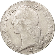 France, Louis XV, Écu de Béarn au bandeau, Ecu, 1765, Pau, VF(30-35), Silver