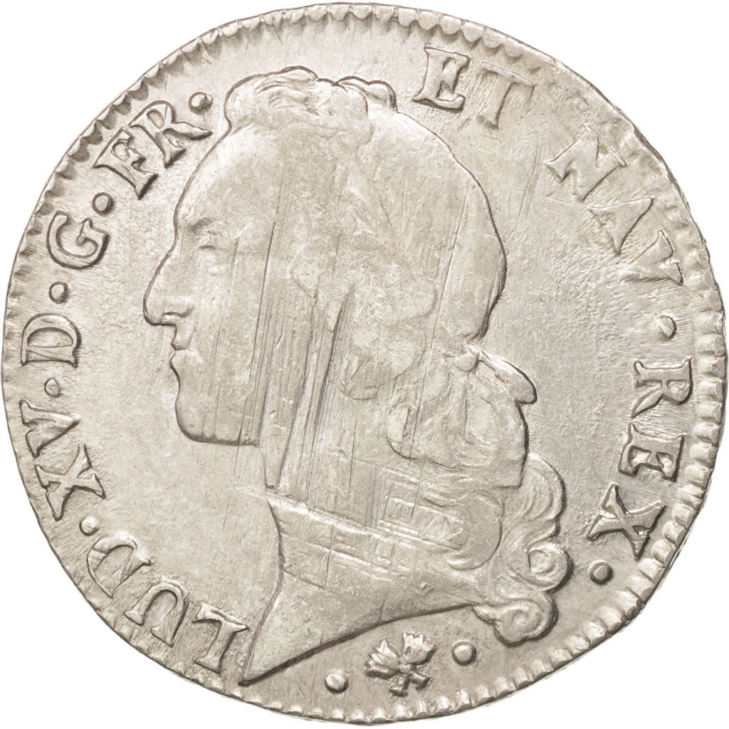 Munten, Frankrijk, Louis XV, Écu au bandeau, Ecu, 1767, Bayonne, FR+, Zilver