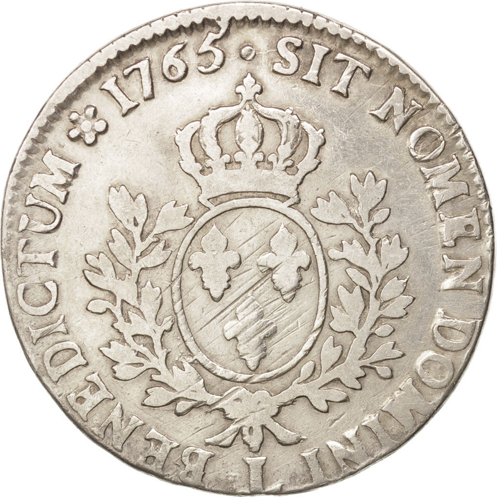 Monnaie, France, Louis XV, Écu au bandeau, Ecu, 1765, Bayonne, TB+, Argent