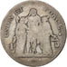 Frankreich, Union et Force, 5 Francs, 1799, Paris, F(12-15), Silver, KM:639.1