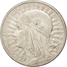 Poland, 10 Zlotych, 1932, Warsaw, EF(40-45), Silver, KM:22