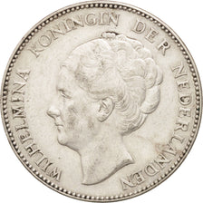 Münze, Niederlande, Wilhelmina I, Gulden, 1924, SS+, Silber, KM:161.1