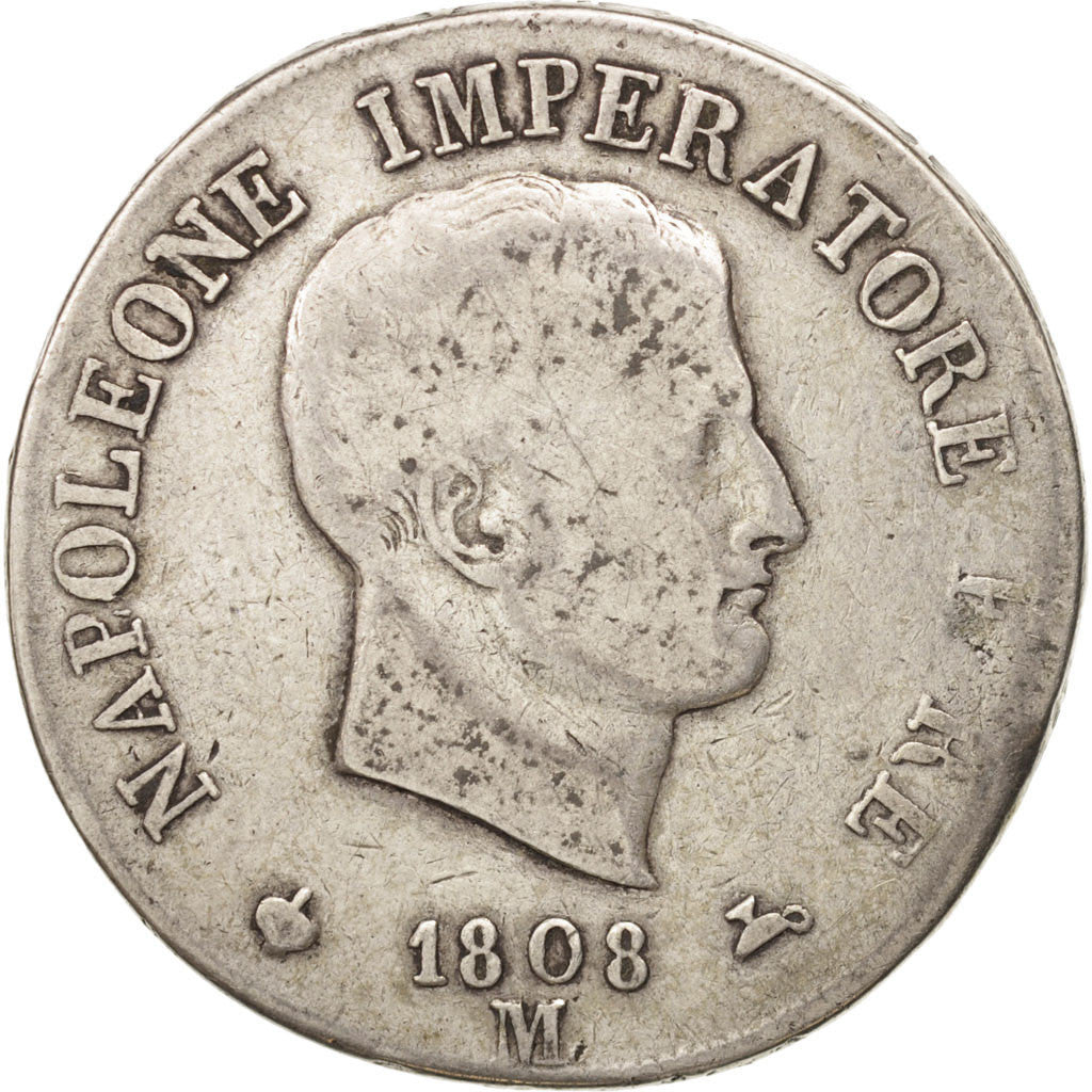 ITALIAN STATES, KINGDOM OF NAPOLEON, Napoleon I, 5 Lire, 1808, Milan