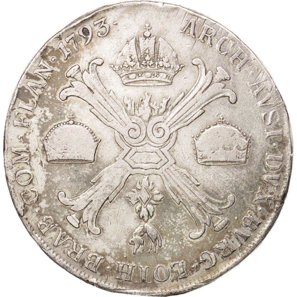 Moneta, STATI ITALIANI, MILAN, Franz II, Crocione, Kronenthaler, 1793, Milan