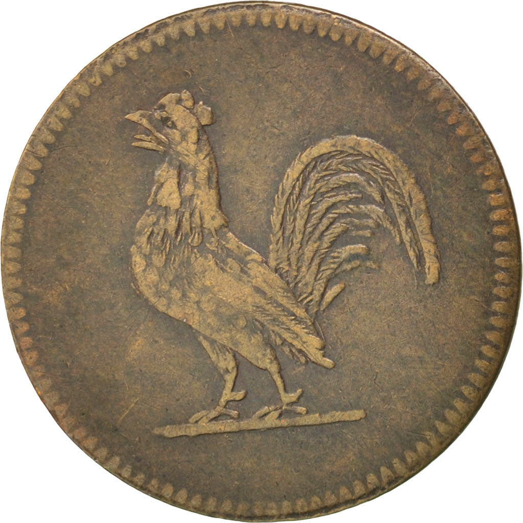 GERMAN STATES, Pfennig, 1822, Frankfurt, KM #Tn13, EF(40-45), Copper, 1.49